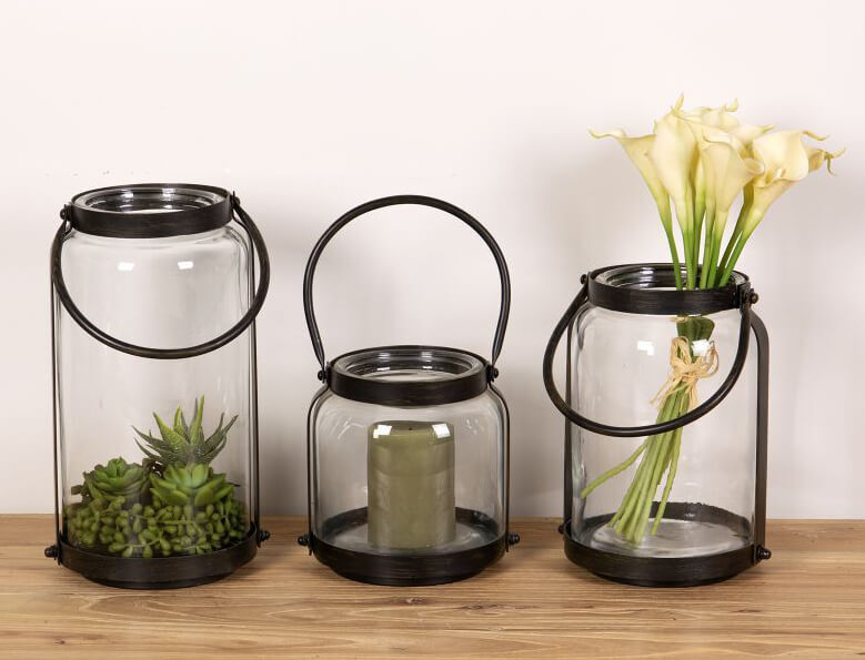 Medium Round Jar With Handle - Image 2